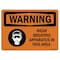 Signmission OSHA Sign, Wear Breathing Apparatus In This Area, 10in X 7in Rigid Plastic, 10" W, 7" H, Landscape OS-WS-P-710-L-12904 - alternate 1